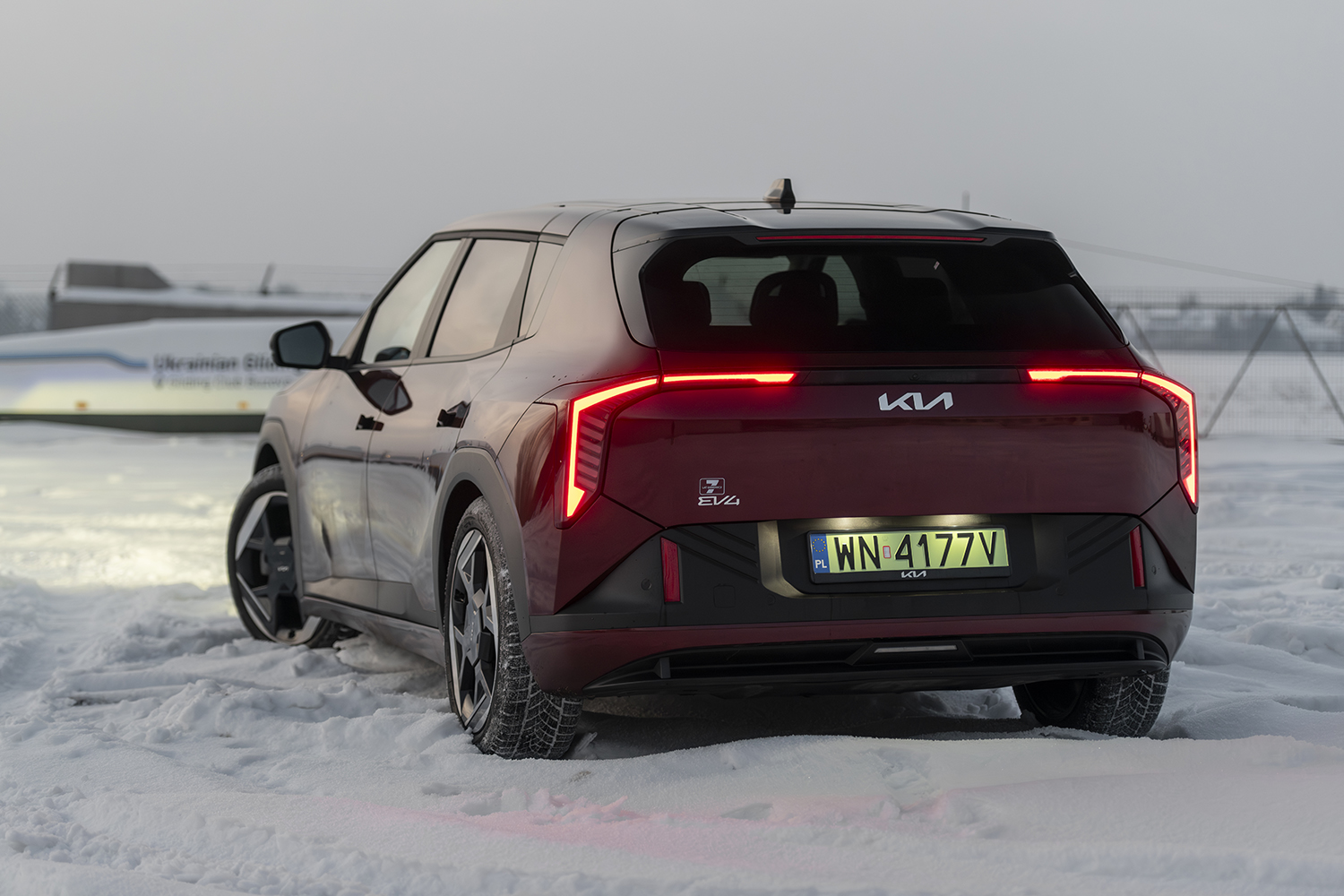 Kia EV4 Hatchback — zdjęcie auta w teście EV Rally
