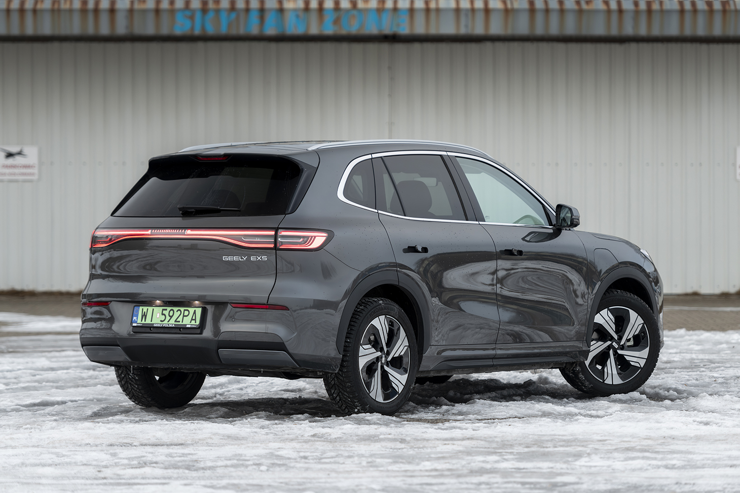 Geely EX5 — zdjęcie auta w teście EV Rally
