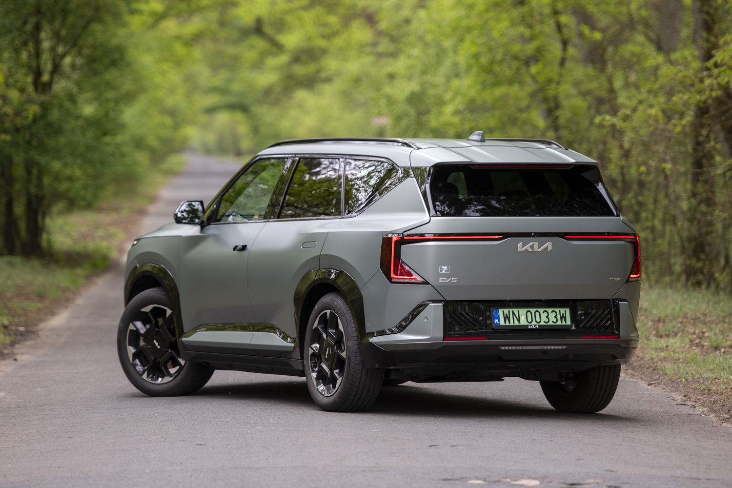Kia EV5 — zdjęcie auta w teście EV Rally