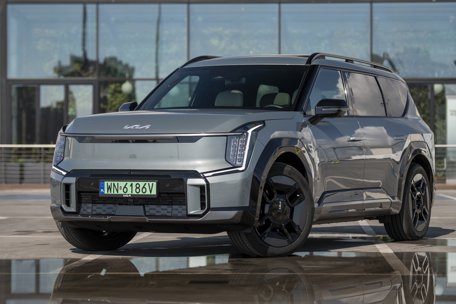 Kia EV9 — zdjęcie auta w teście EV Rally