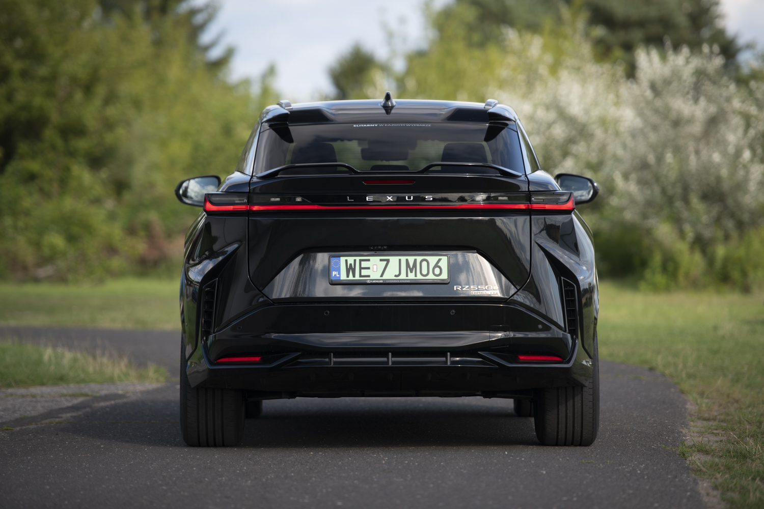 Lexus RZ 550e — zdjęcie auta w teście EV Rally