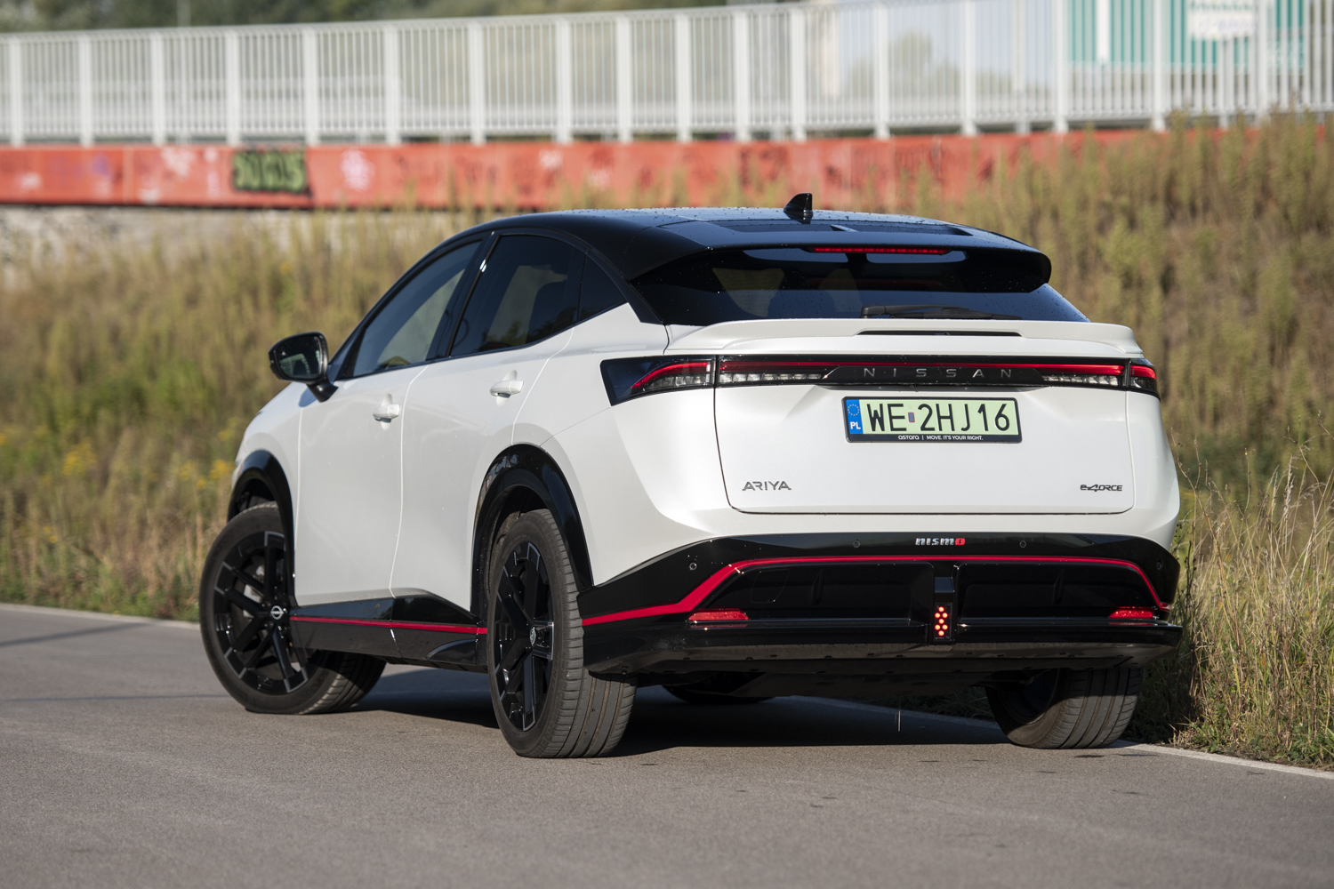 Nissan Ariya — zdjęcie auta w teście EV Rally