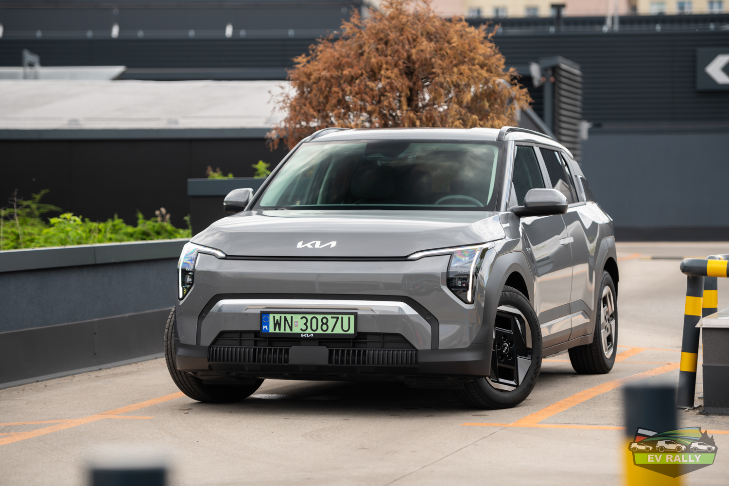 Kia EV3 — zdjęcie auta w teście EV Rally