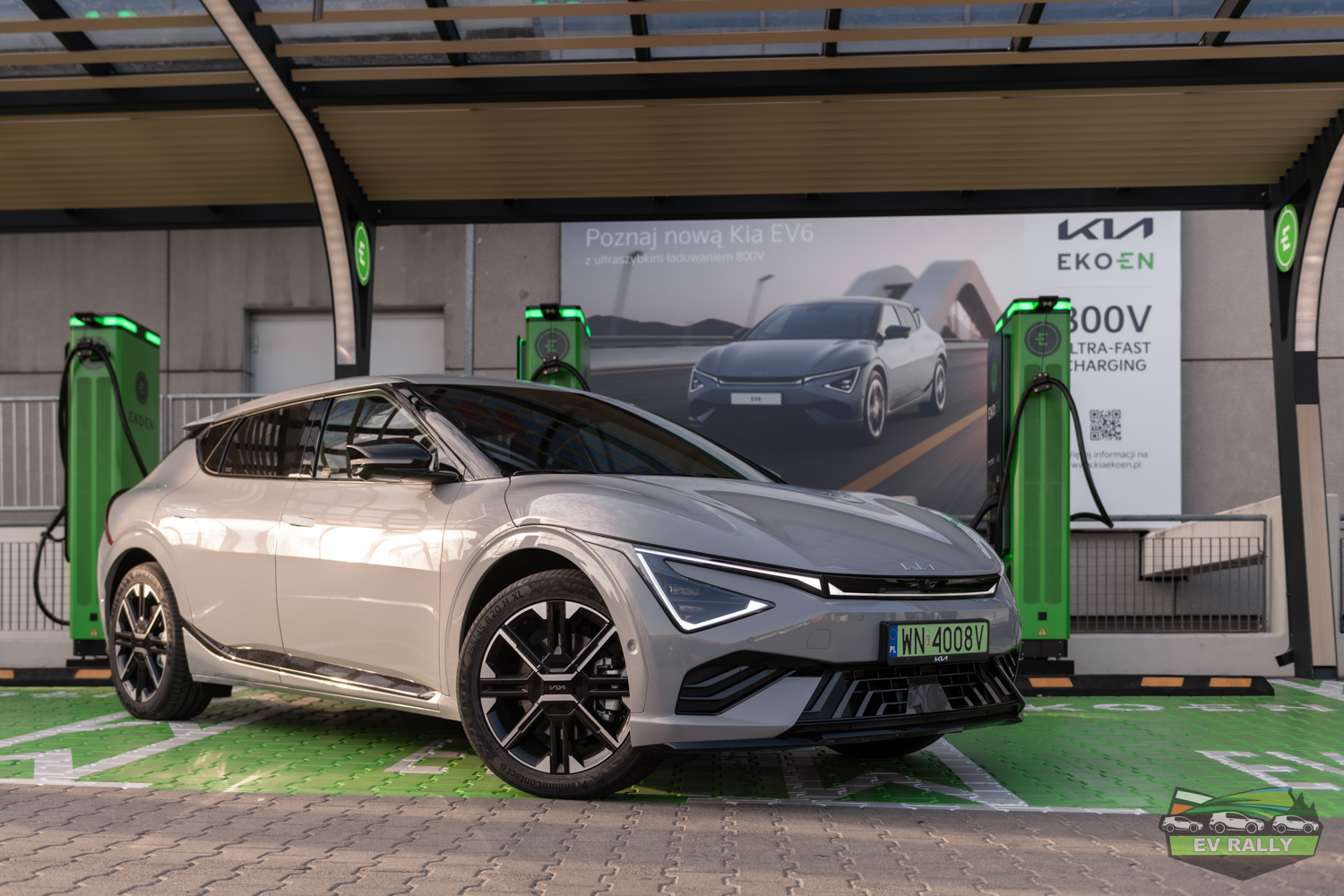 Kia EV6 FL — zdjęcie auta w teście EV Rally