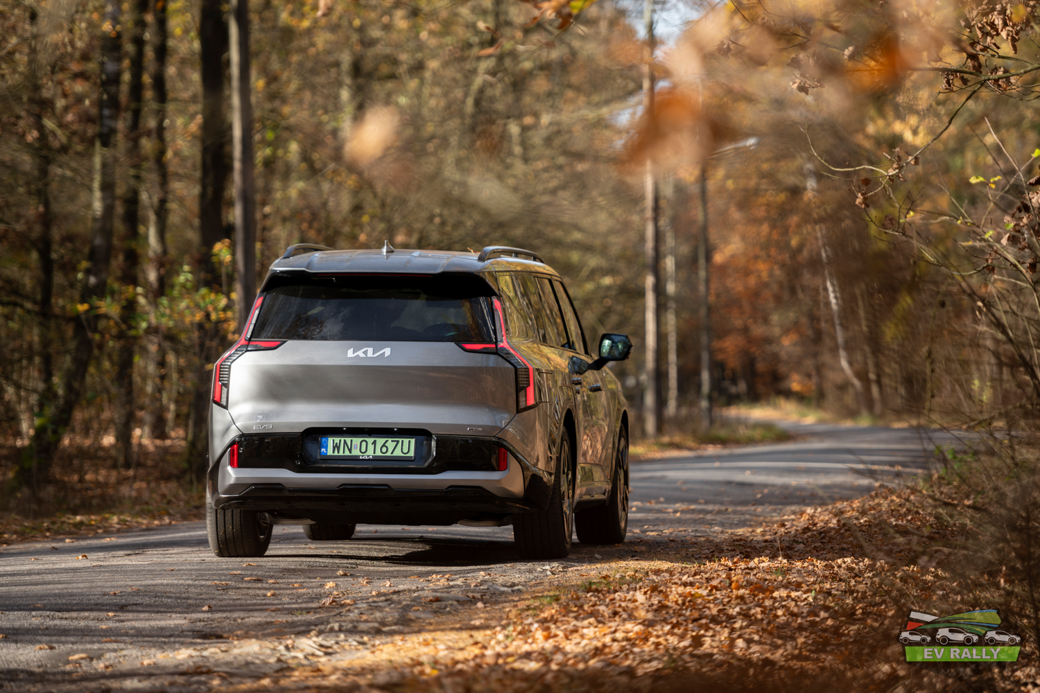 Kia EV9 — zdjęcie auta w teście EV Rally