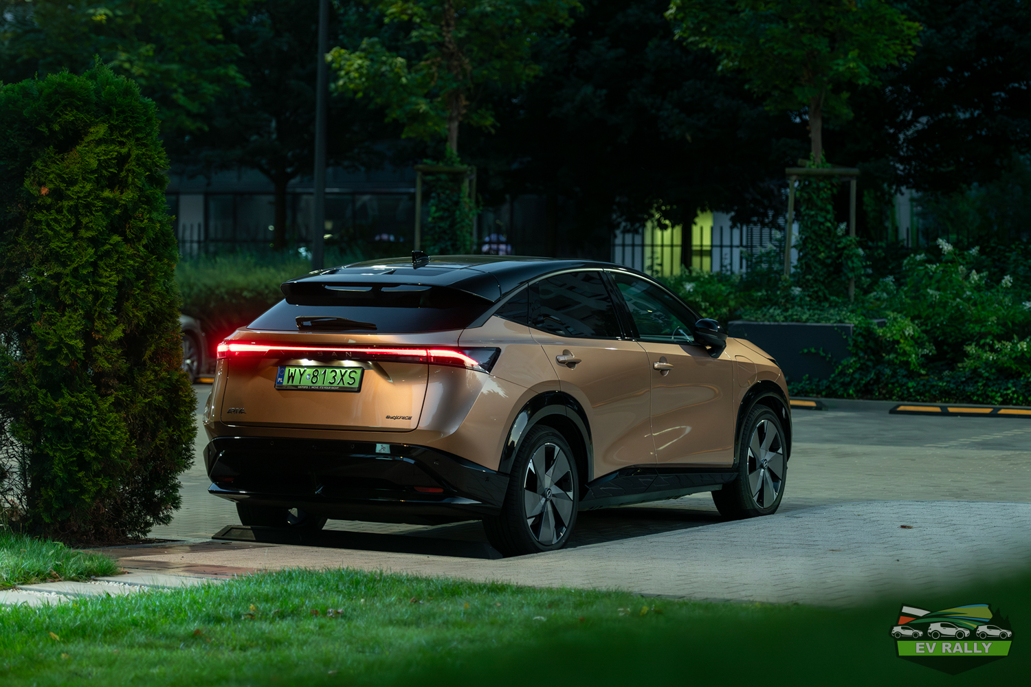 Nissan Ariya — zdjęcie auta w teście EV Rally